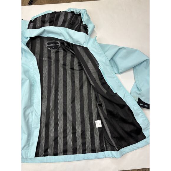 OTU Womens Size S Blue Ski/Snowboard Jacket Windbreaker Waterproof Lightweight - Picture 3 of 9